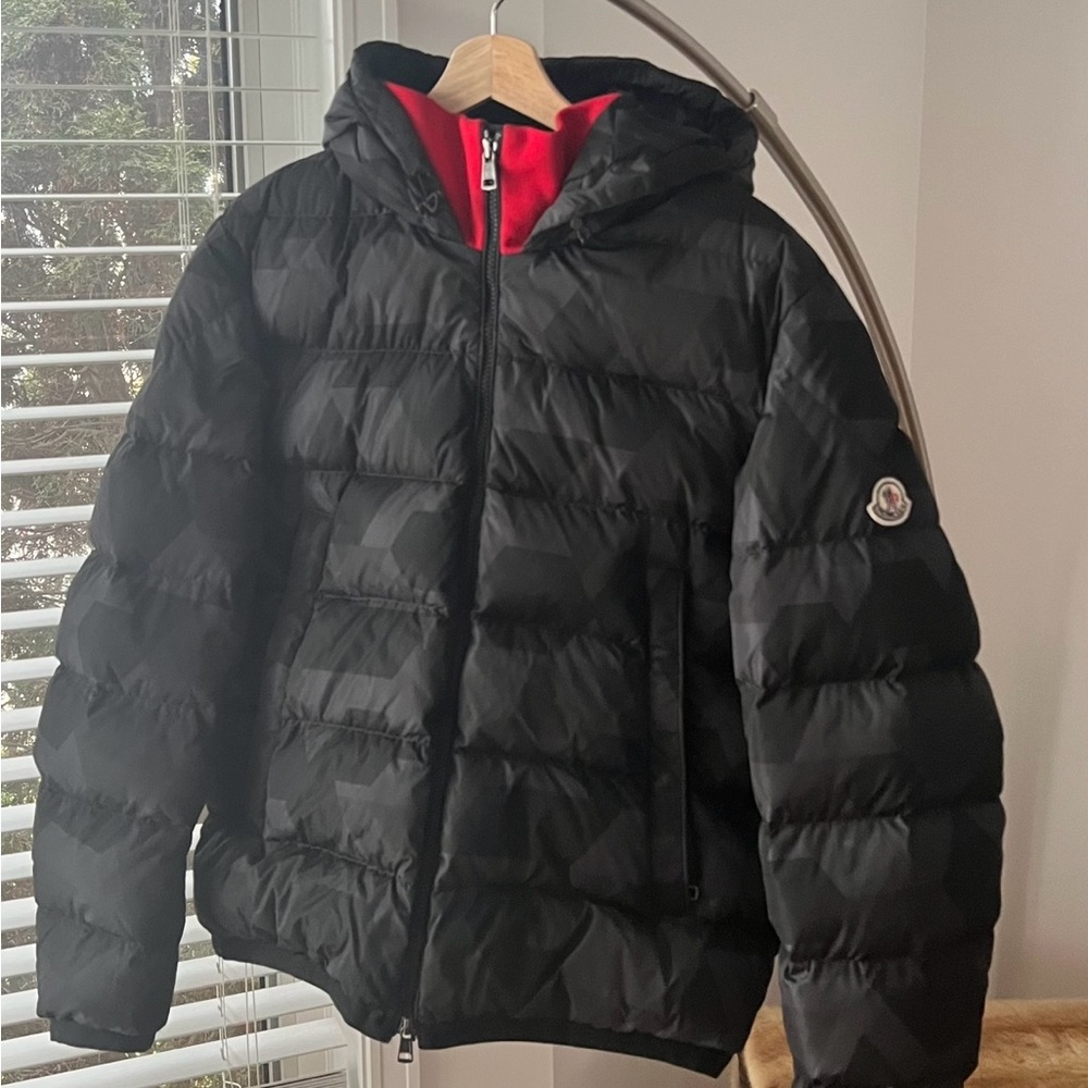 Moncler black Calmart puffer down jacket